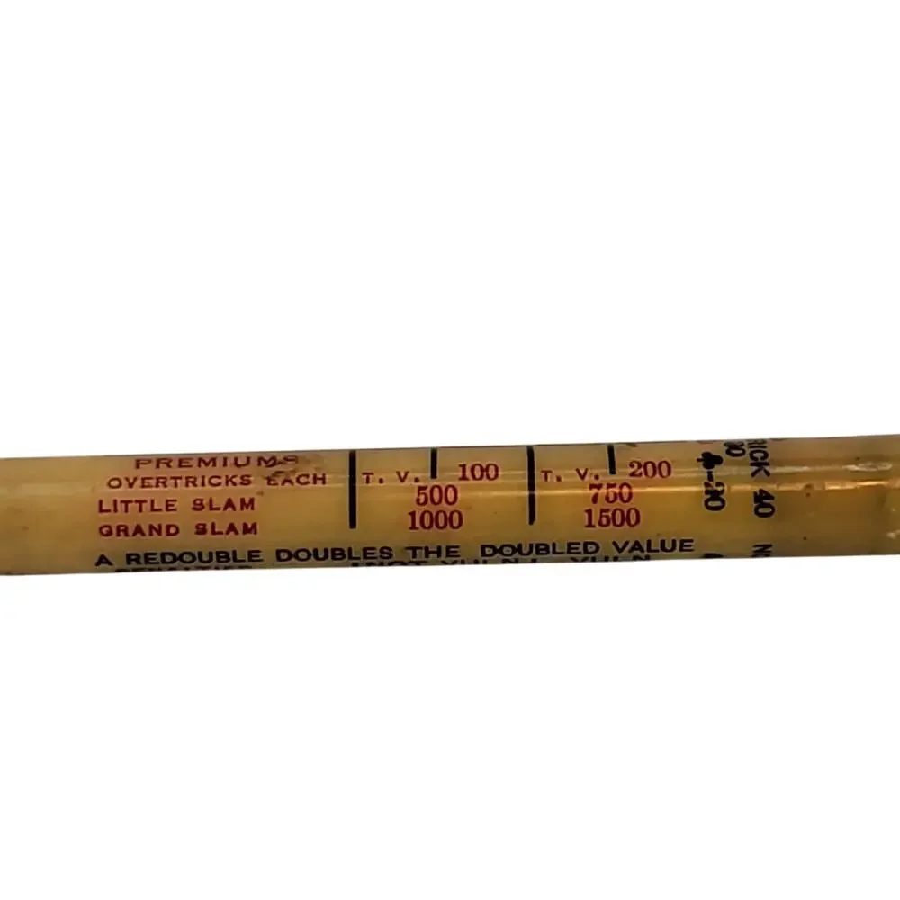 Vintage Vanco Bridge Card Game Scoring Celluloid Mechanical Pencil